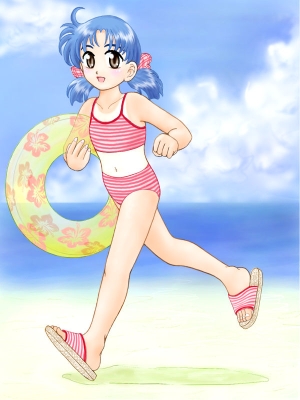 水着姿の女の子