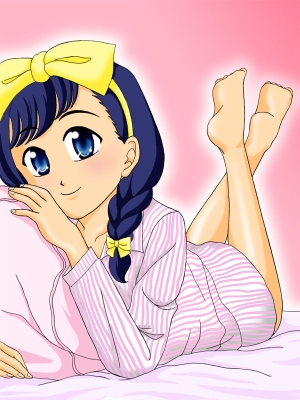 大きなリボンの女の子