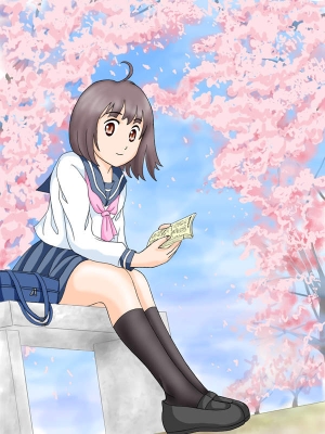 桜の木の下で