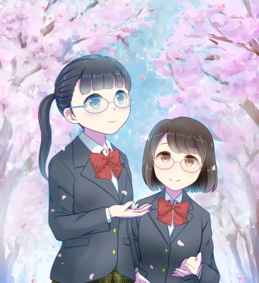こぼれ桜と春の空🌸