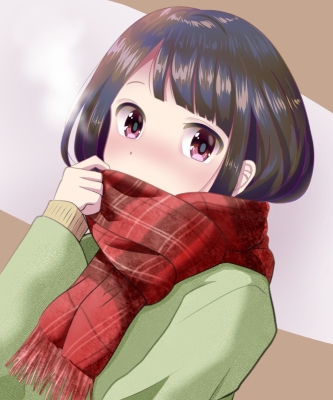 マフラー少女