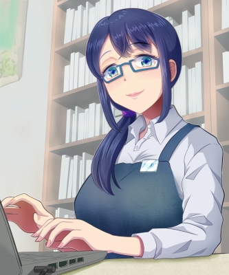 本屋のお姉さん
