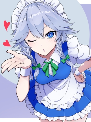 投げキッス咲夜さん